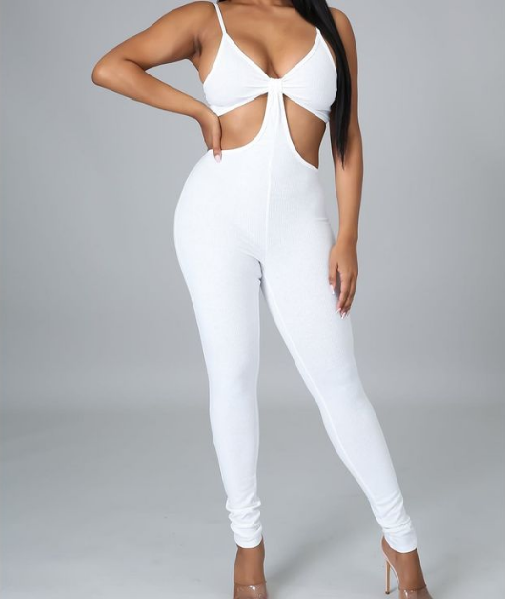 CUTOUT SIDE JUMPSUIT